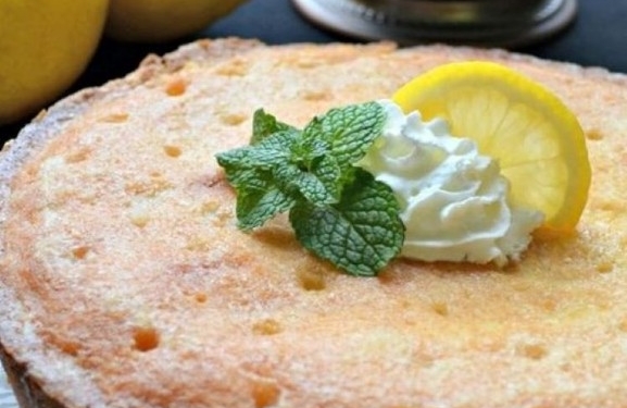 Lemon Polenta Drizzle Cake